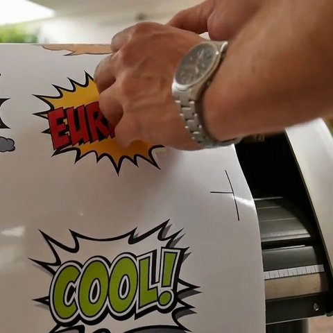 Folyo Baskı 3 folyo bas kes sticker