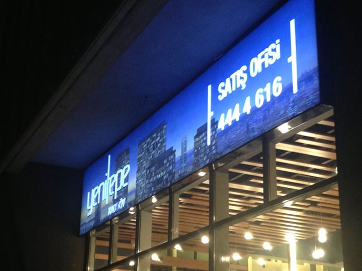 Işıklı Tabela 2 isikli tabela istanbul
