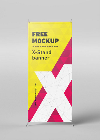 x stand banner