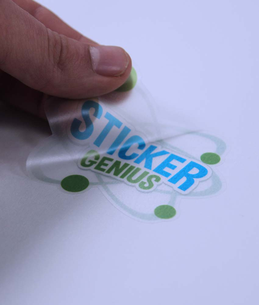 Şeffaf Etiket 6 seffaf etiket baski