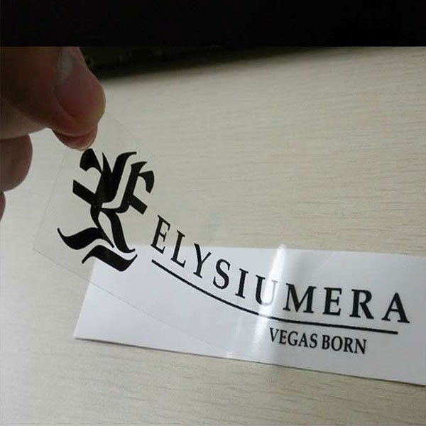 Şeffaf Sticker 6 seffaf transparan baski