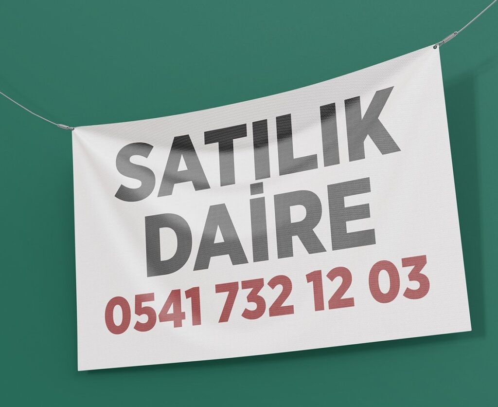Satılık Daire Afişi 1 Satılık Daire Afişi